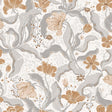 A-Street Prints Bodri Grey Tulip Garden Wallpaper