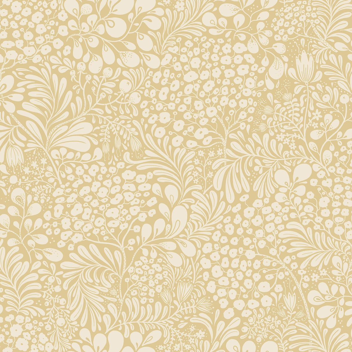 A-Street Prints Siv Botanical Butter Wallpaper