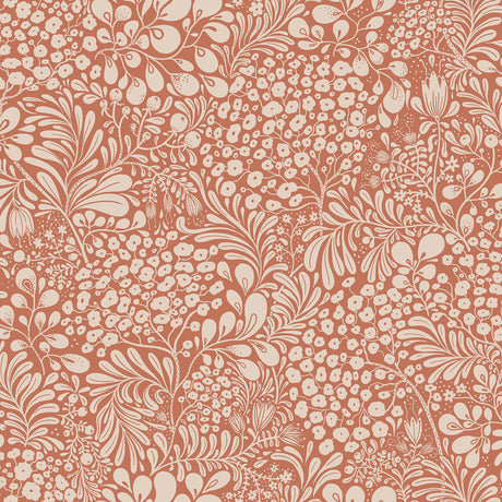 A-Street Prints Siv Botanical Red Wallpaper