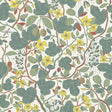 A-Street Prints Ewald Turquoise Garden Vines Wallpaper