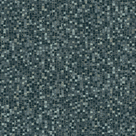 Brewster Home Fashions Ziggy Charcoal Stone Mosaic Wallpaper