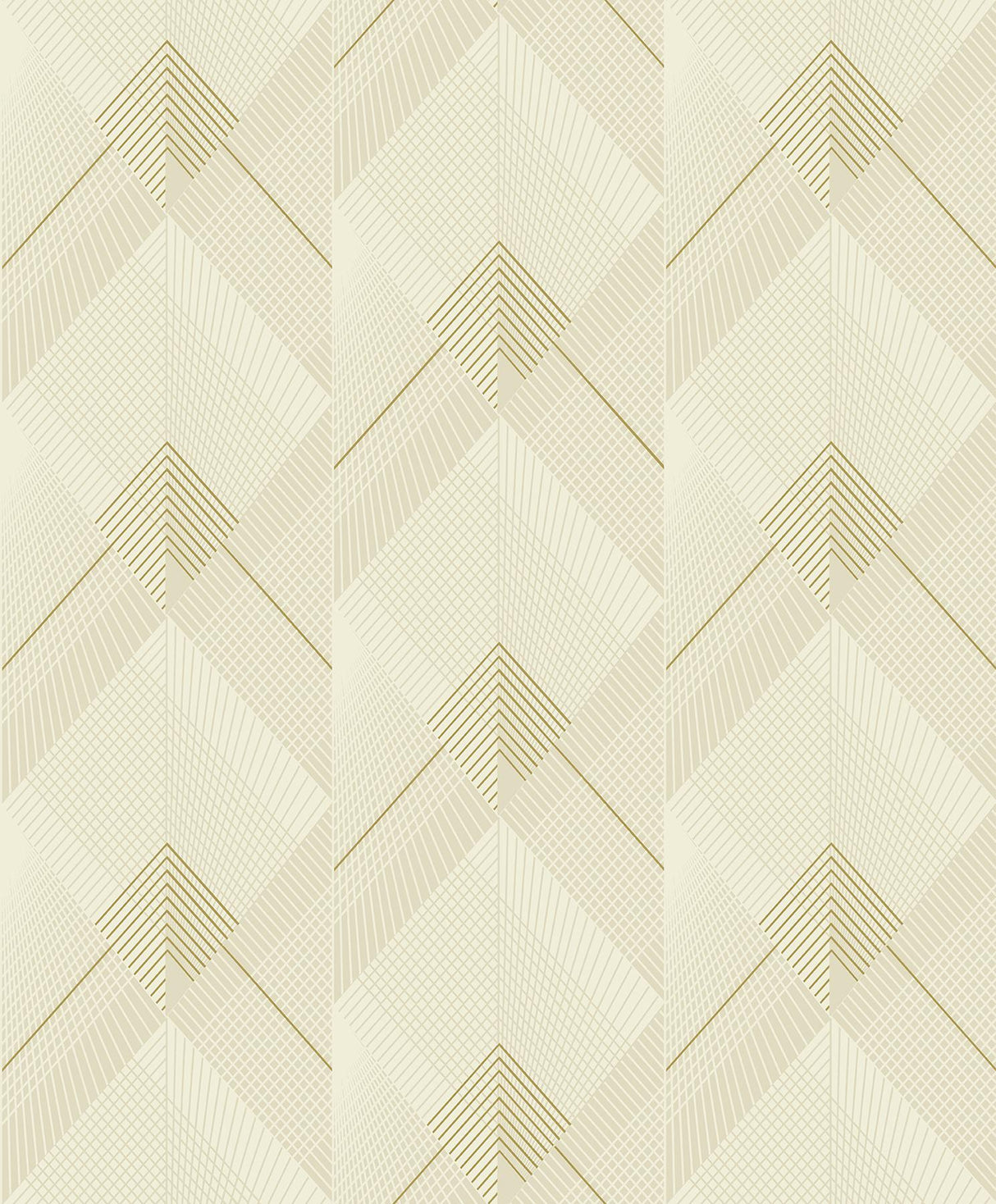 Brewster Home Fashions Raoul Fanning Diamonds Butter Wallpaper