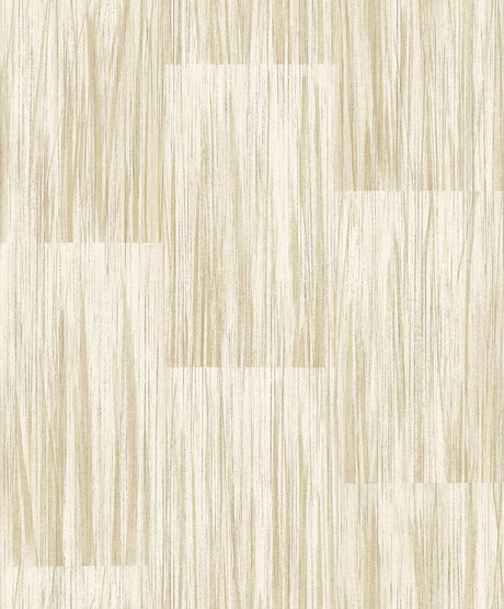 Brewster Home Fashions Soren Butter Striated Plank Wallpaper