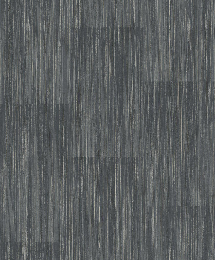 Brewster Home Fashions Soren Striated Plank Dark Grey Wallpaper