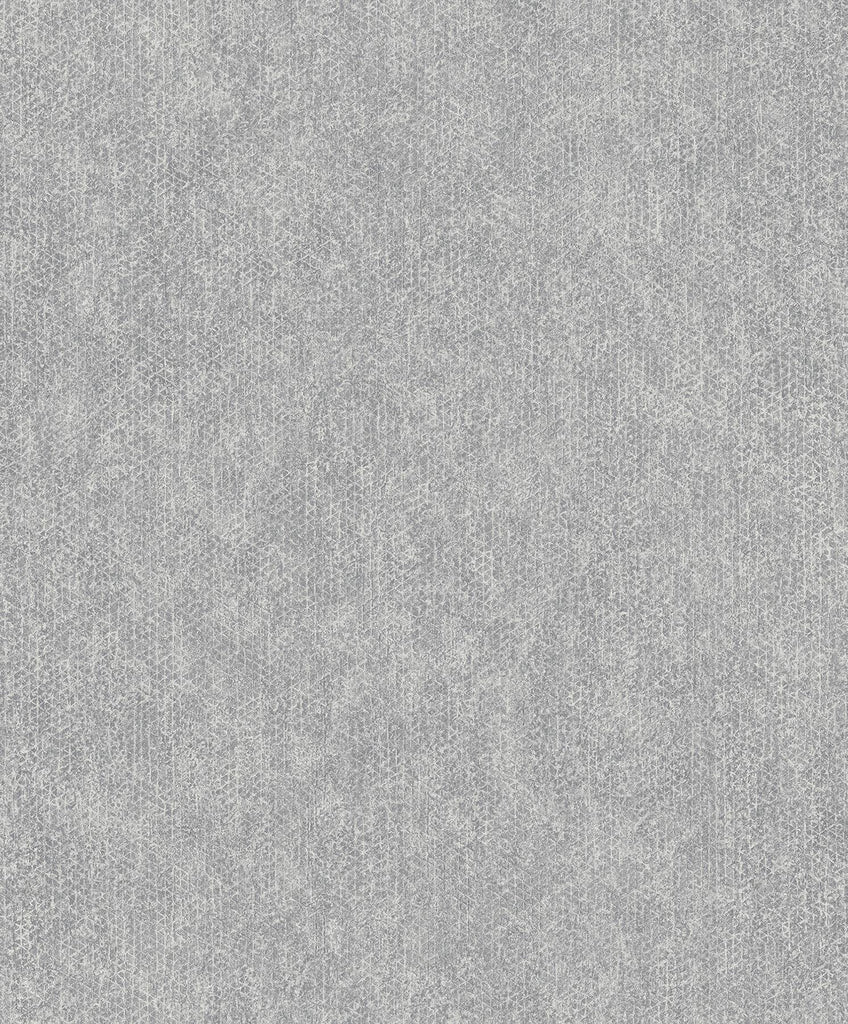 Brewster Home Fashions Everett Distressed Textural Silver Wallpaper