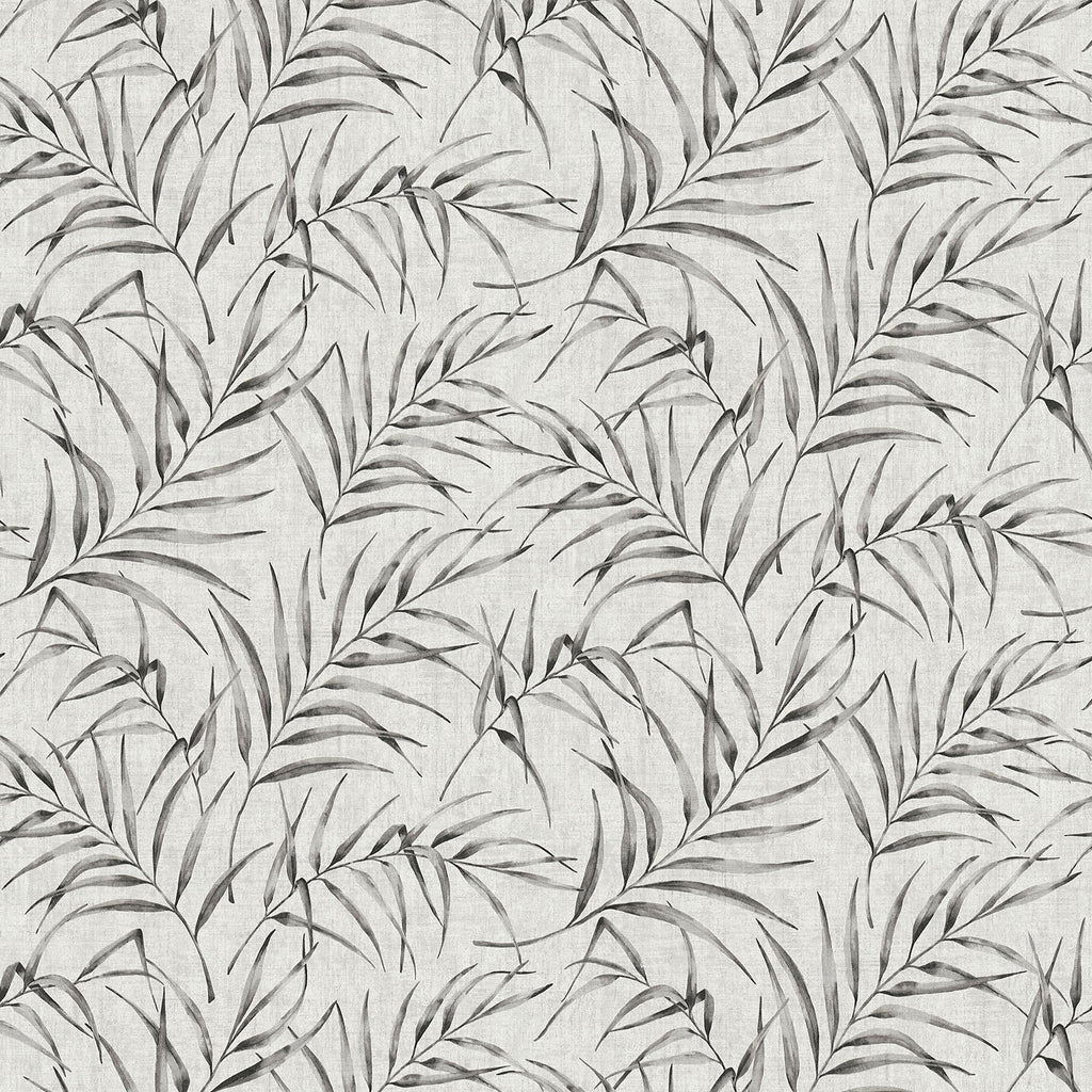 Brewster Home Fashions Lani Fronds Grey Wallpaper
