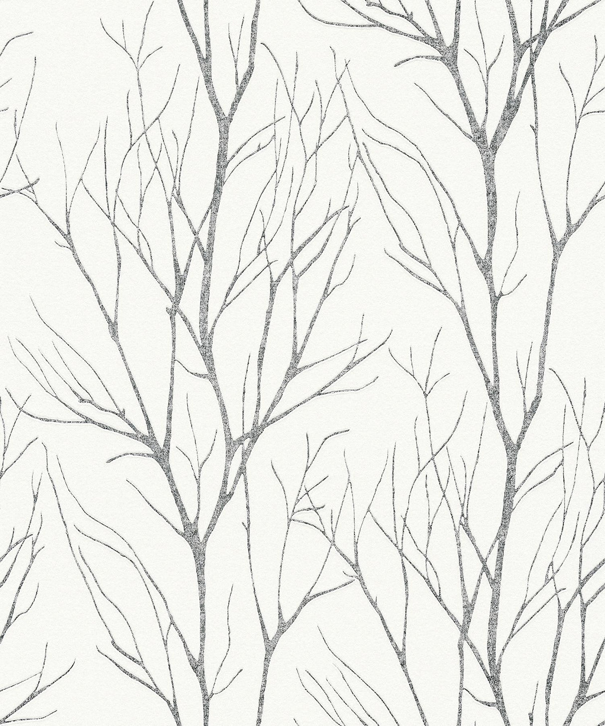Brewster Home Fashions Diani Charcoal Metallic Tree Wallpaper