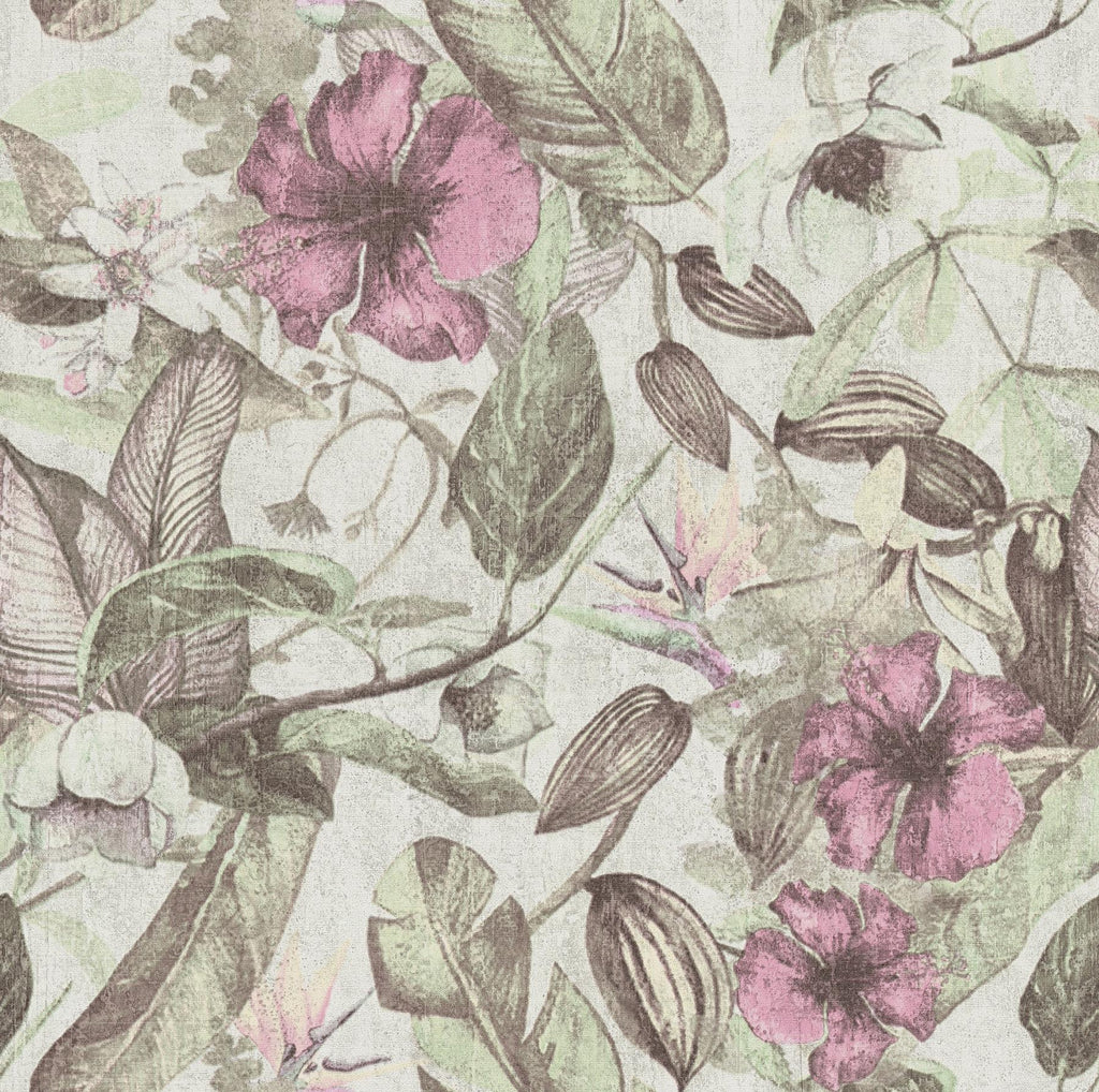 Brewster Home Fashions Kailano Botanical Pastel Wallpaper
