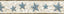 Brewster Home Fashions June Blue Heritage Tin Star Border