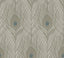 Brewster Home Fashions Prosperity Bronze Feather Wallpaper