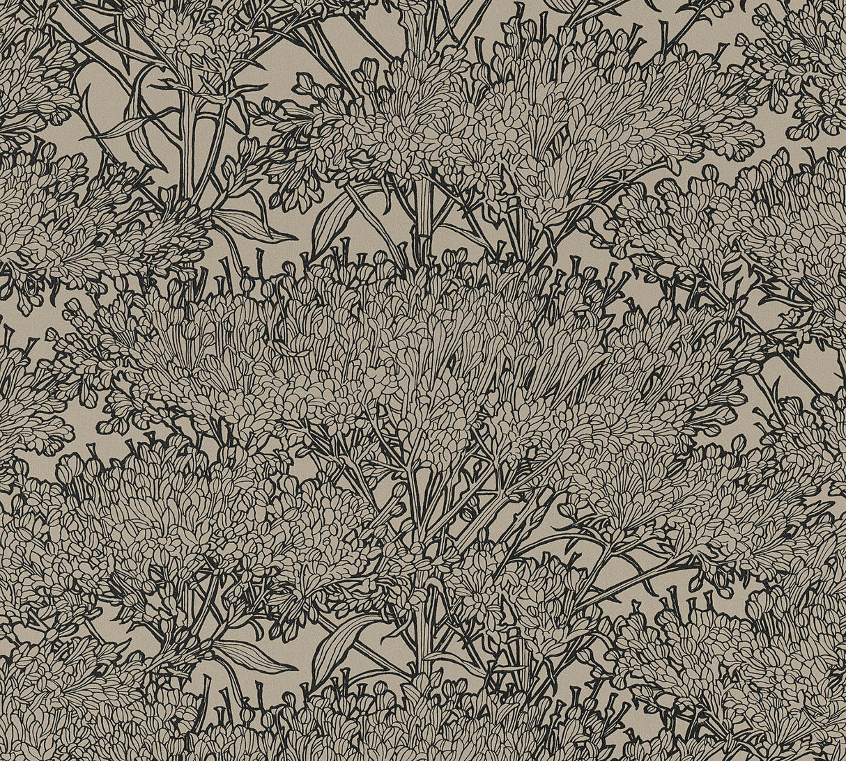 Brewster Home Fashions Hornbeam Tree Brown Wallpaper