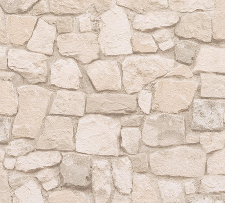 Brewster Home Fashions Morris Beige Natural Stone Wallpaper