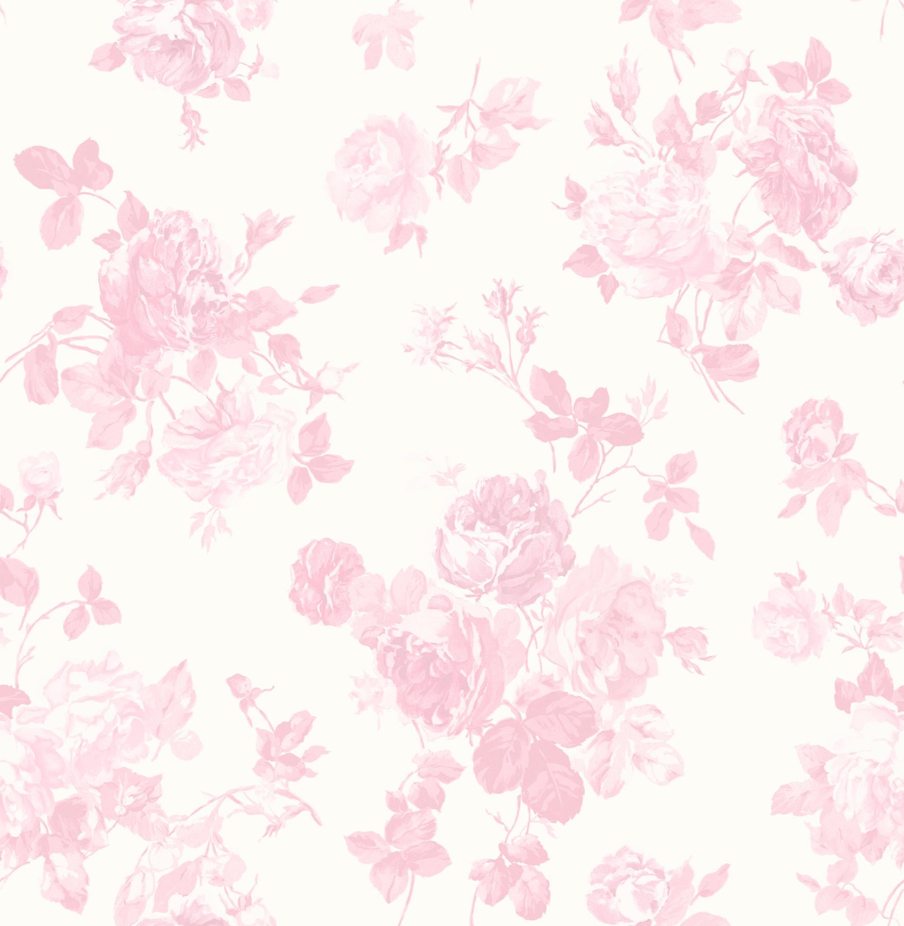Rose Pink Solid Fabric, Wallpaper and Home Decor