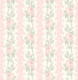 A-Street Prints Blooming Heirloom Marie Pink Rose Stripe Wallpaper