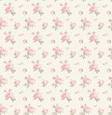 A-Street Prints Ikat Rose Tinted Petals Small Print Wallpaper