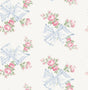 A-Street Prints Rosa Beaux Pastel Blue Large Bow Spot Wallpaper