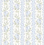 A-Street Prints Blooming Heirloom Blue Romance Rose Stripe Wallpaper