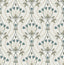 A-Street Prints Dard Teal Tulip Ogee Wallpaper