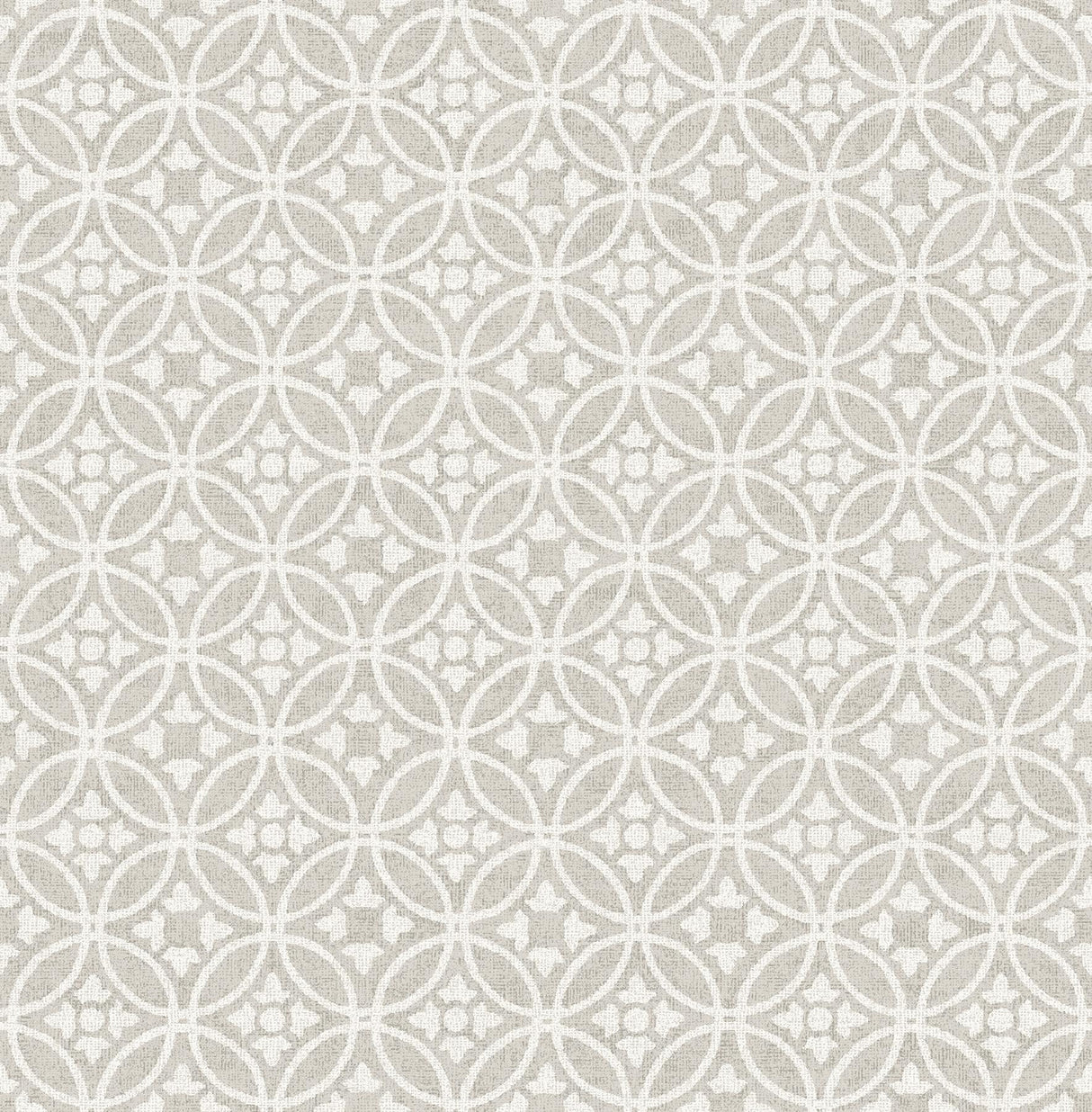 A-Street Prints Larsson Grey Ogee Wallpaper