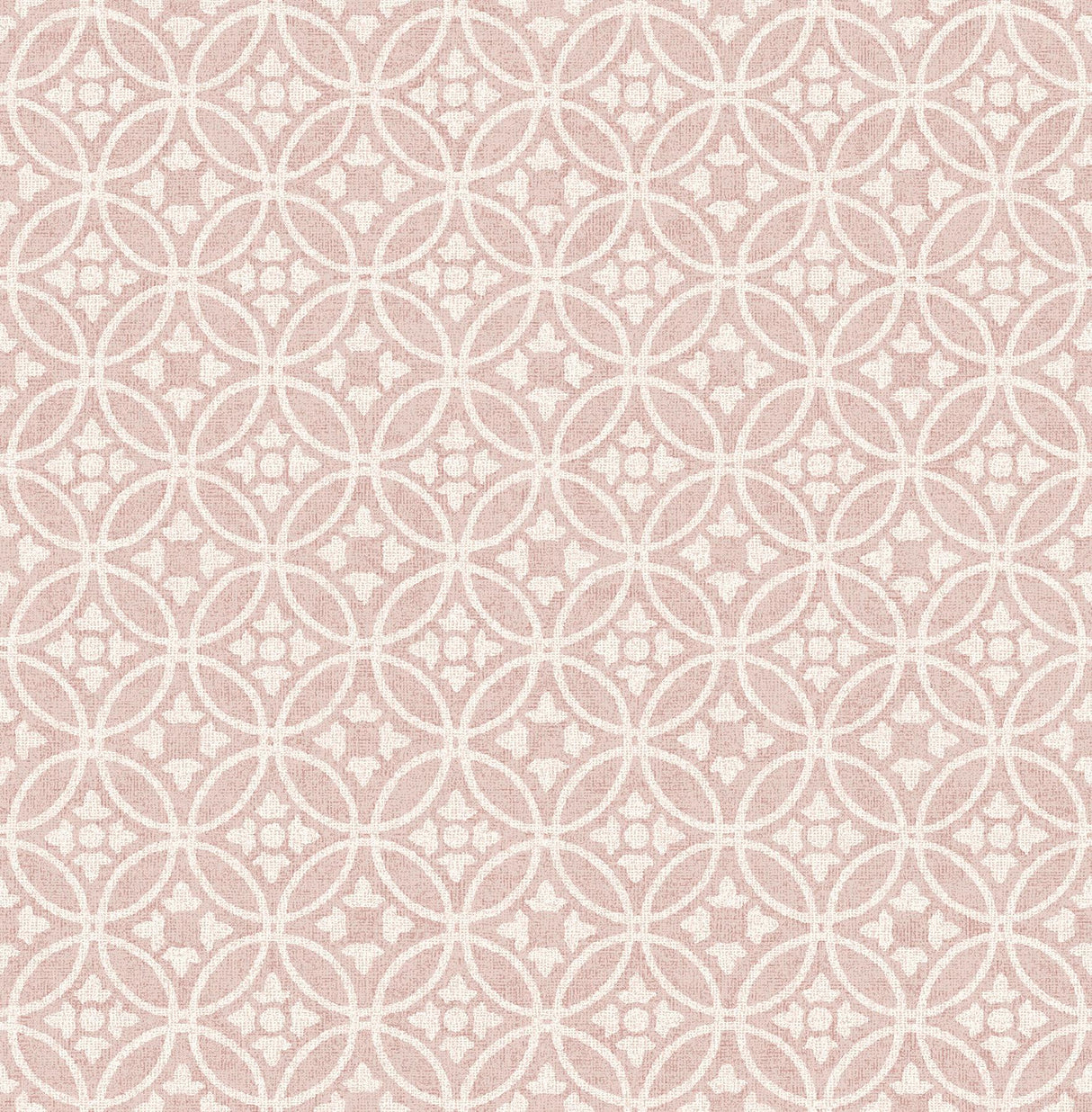 A-Street Prints Larsson Ogee Pink Wallpaper