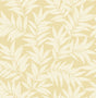 A-Street Prints Morris Yellow Leaf Wallpaper