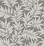 A-Street Prints Morris Dark Grey Leaf Wallpaper