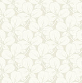 A-Street Prints Robert Off-White Clover Wallpaper