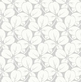 A-Street Prints Robert Clover Light Grey Wallpaper