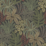 A-Street Prints Sumner Black Woodland Botanical Wallpaper