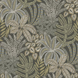 A-Street Prints Sumner Brown Woodland Botanical Wallpaper