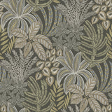 A-Street Prints Sumner Woodland Botanical Brown Wallpaper