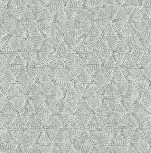 A-Street Prints Wright Slate Textured Triangle Wallpaper