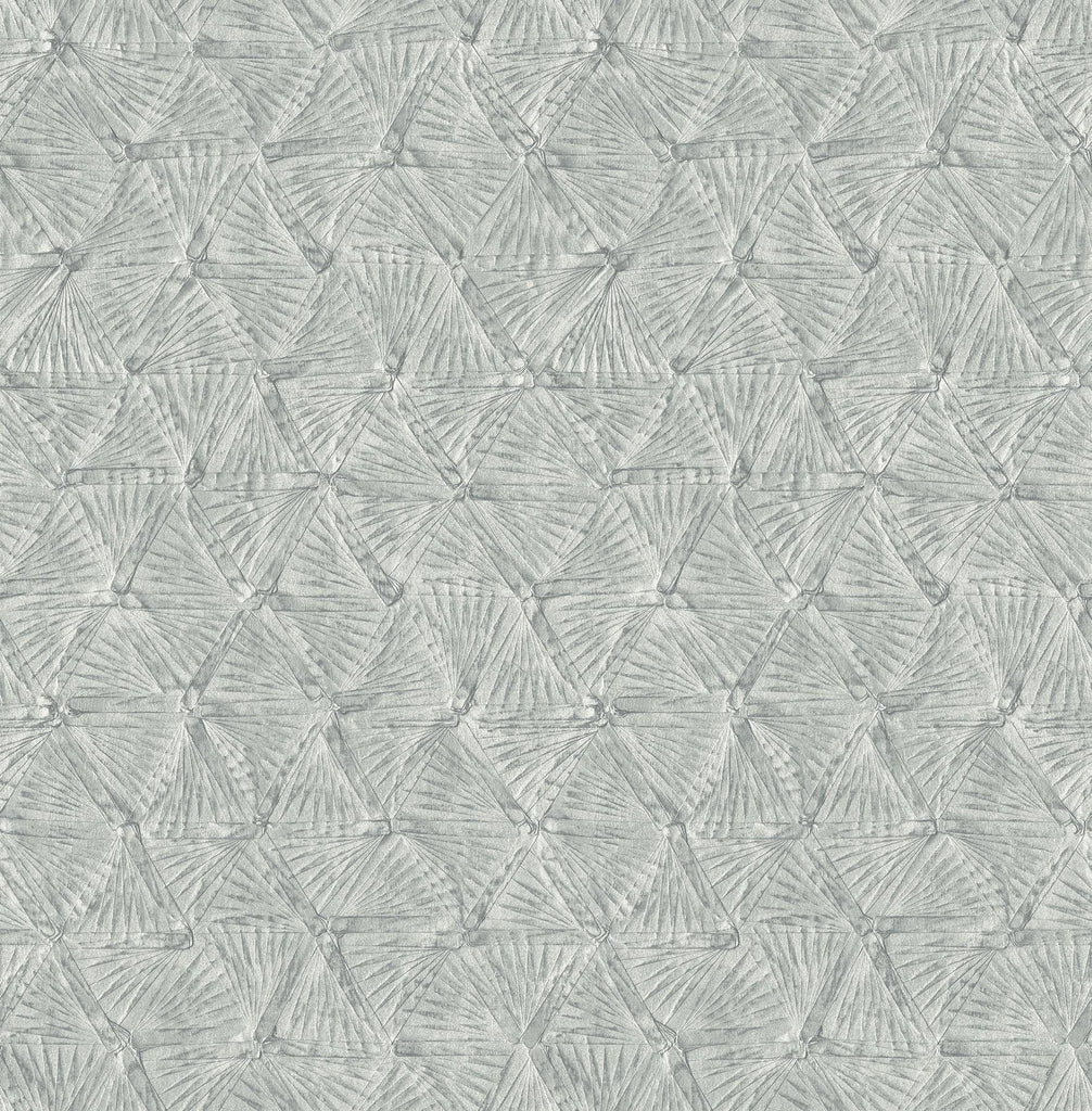 A-Street Prints Wright Slate Textured Triangle Wallpaper