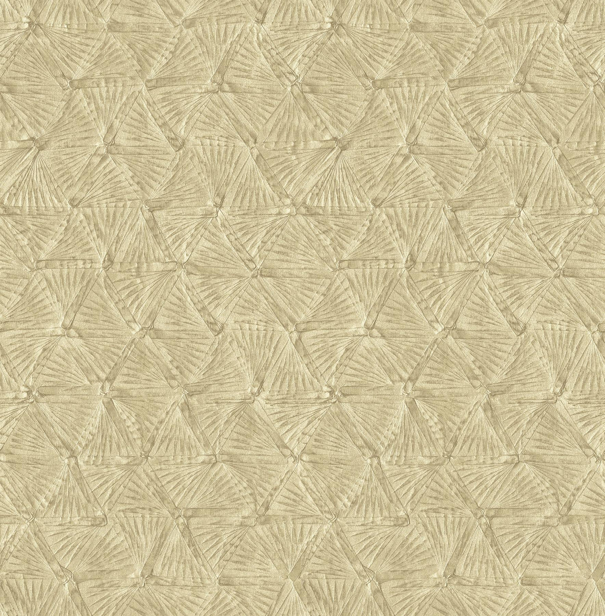 A-Street Prints Wright Gold Textured Triangle Wallpaper