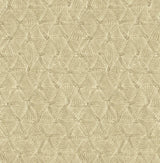 A-Street Prints Wright Textured Triangle Gold Wallpaper