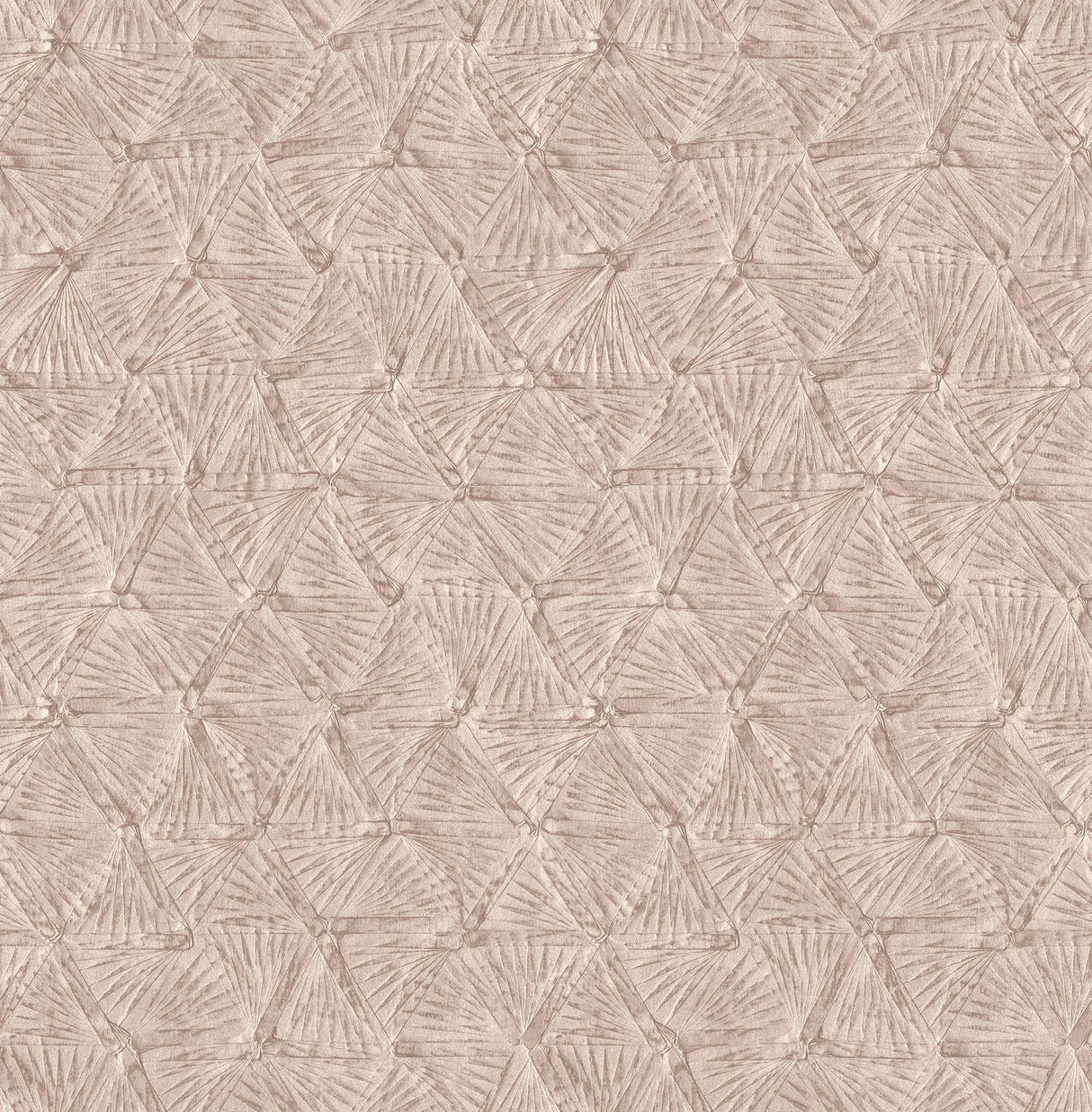 A-Street Prints Wright Rose Gold Textured Triangle Wallpaper