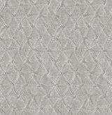 A-Street Prints Wright Pewter Textured Triangle Wallpaper
