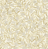 A-Street Prints Zulma Decorative Botanical Gold Wallpaper