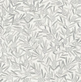 A-Street Prints Zulma Grey Decorative Botanical Wallpaper