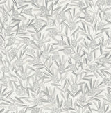 A-Street Prints Zulma Decorative Botanical Grey Wallpaper