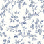 Brewster Home Fashions Ray Navy Bird Trail Wallpaper