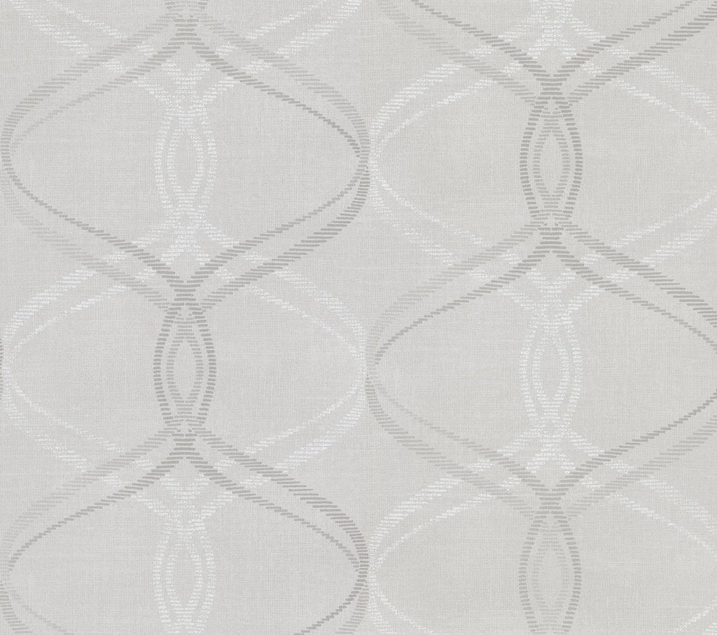 Brewster Home Fashions Waters Light Grey Ogee Wallpaper