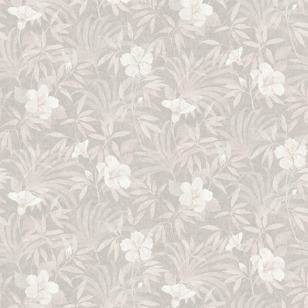 Brewster Home Fashions Malecon Floral Grey Wallpaper