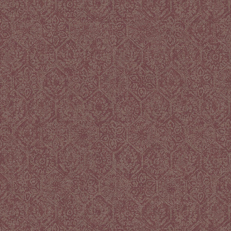 Brewster Home Fashions Edsel Geometric Maroon Wallpaper