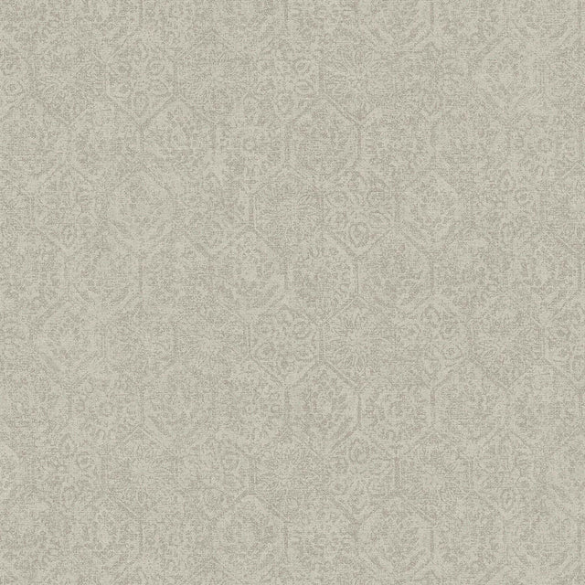 Brewster Home Fashions Edsel Grey Geometric Wallpaper