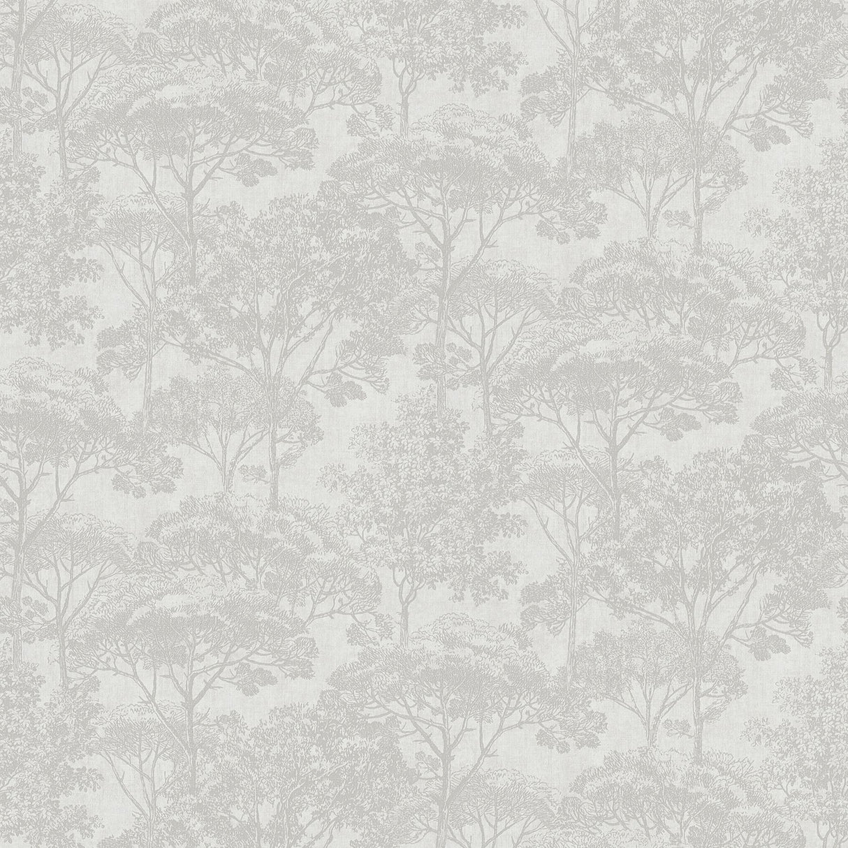 Brewster Home Fashions Teatro White Trees Wallpaper