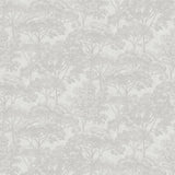 Brewster Home Fashions Teatro Trees White Wallpaper