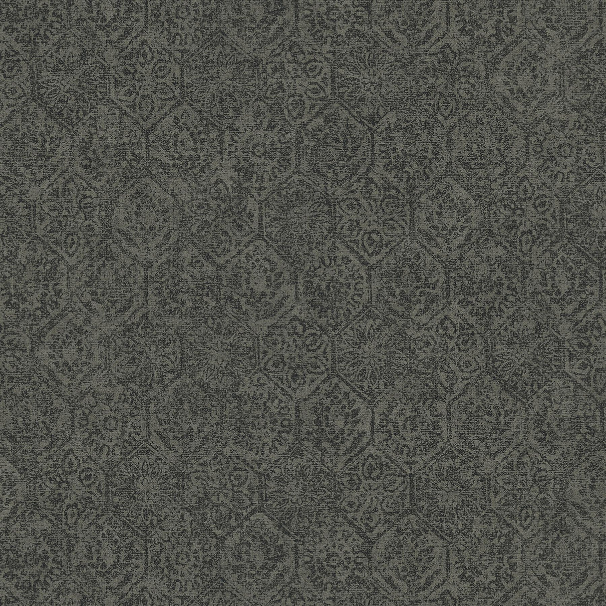 Brewster Home Fashions Edsel Charcoal Geometric Wallpaper