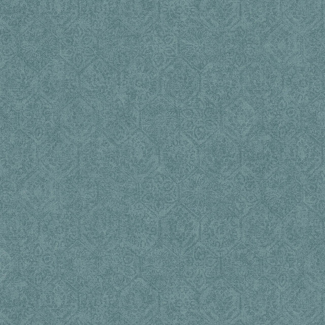 Brewster Home Fashions Edsel Blue Geometric Wallpaper