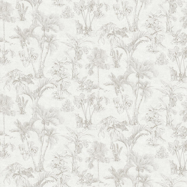 Brewster Home Fashions Zapata Off-White Trees Wallpaper